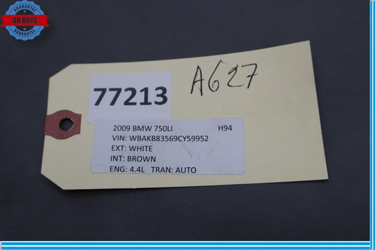 09-15 BMW 740i 750Li xDrive Front Right Side Seat Inner Trim Cover Panel Oem