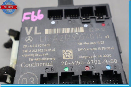 08-18 Mercedes W204 C250 C350 Front Left Side Door Control Module Unit ECU Oem