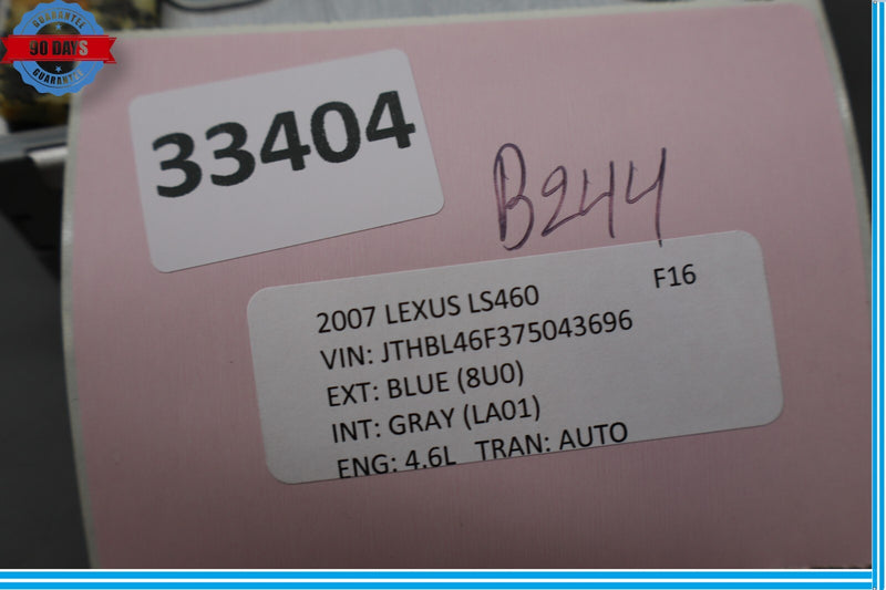 Load image into Gallery viewer, 07-09 Lexus LS460 Rear Left Driver Seat Climate Control Module Unit Oem
