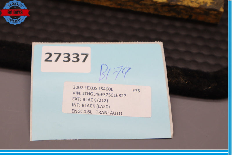 Load image into Gallery viewer, 07-09 Lexus LS460 Rear Left Side Trunk Floor Carpet Trim Cover Panel Oem
