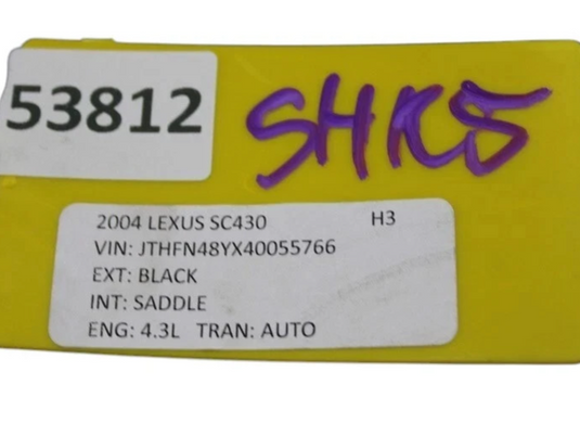 02-05 Lexus SC430 Front Right Side Shock Strut Impact Absorber 4851024300 Oem