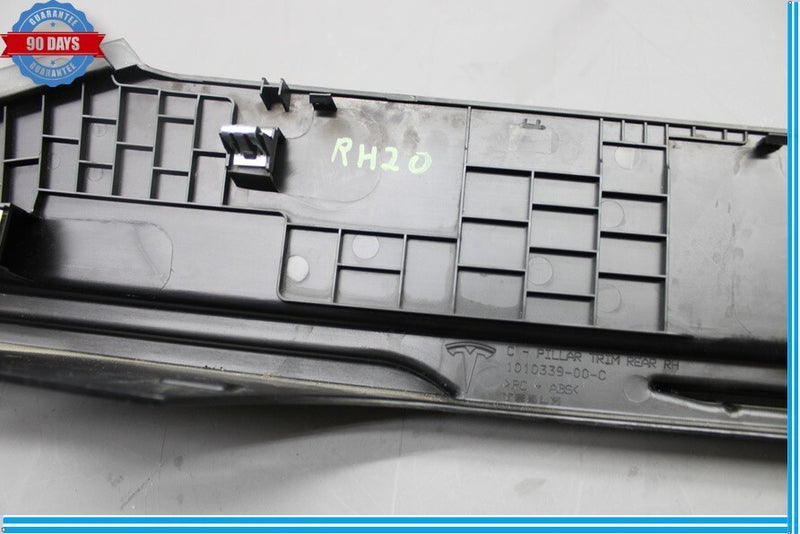 Load image into Gallery viewer, 12-20 Tesla Model S Rear Right Side Upper C-Pillar Cover Trim Panel Oem
