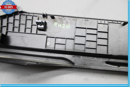 12-20 Tesla Model S Rear Right Side Upper C-Pillar Cover Trim Panel Oem