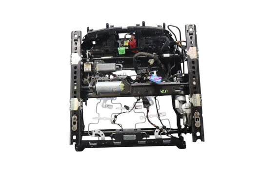 07-15 Audi Q7 Front Left Driver Side Seat Track Rail Frame W/ Motors OEM