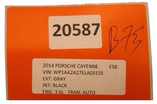 11–18 Porsche Cayenne Electric Parking Brake Control Module 7P0907801F Oem