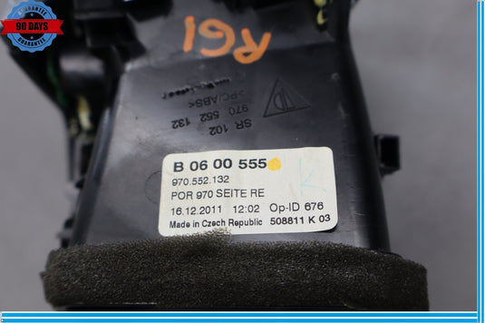 10-16 Porsche Panamera Front Right Outer Dash AC A/C Air Vent Grille Trim Oem