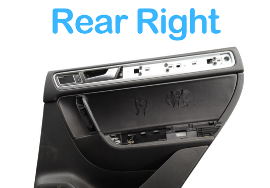 11-14 Volkswagen VW Touareg Rear Right Side Interior Door Panel Trim Cover Oem
