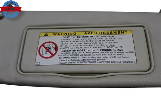 02-05 Lexus SC430 Front Right Passenger Side Sunvisor Sun Visor W/ Mirror Oem