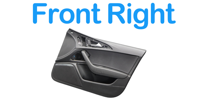 Load image into Gallery viewer, 12-18 Audi A6 Quattro Front Right Passenger Side Interior Door Panel Black Oem
