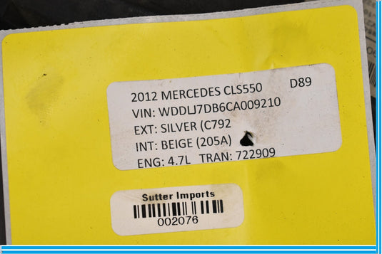 12-18 Mercedes CLS550 Engine Motor Cooling Fan W/Clutch Oem