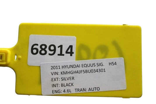 11-13 Hyundai Equus Rear Back Bumper Cover Panel Assembly Silver 866403N010 Oem