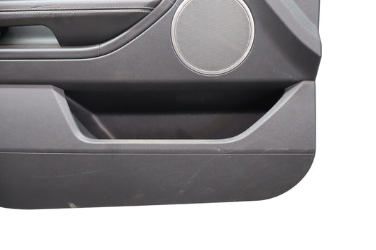 12-19 Range Rover Evoque L538 Front Left Door Trim Panel Assembly Black Oem