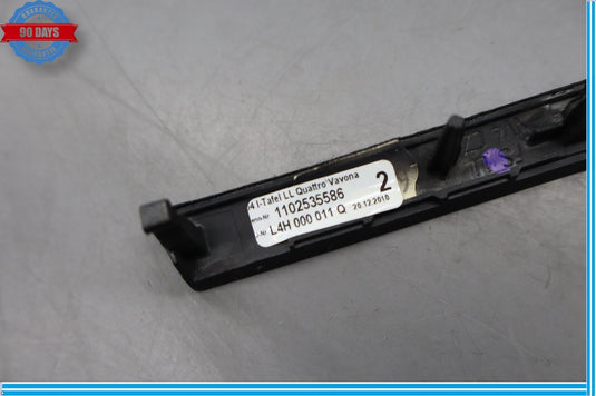 11-18 Audi A8 A8L Quattro Left Driver Dashboard Dash Wood Panel Trim Cover Oem