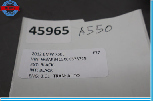 09-16 BMW 750i 750Li Right or Left Door Sensor Oem