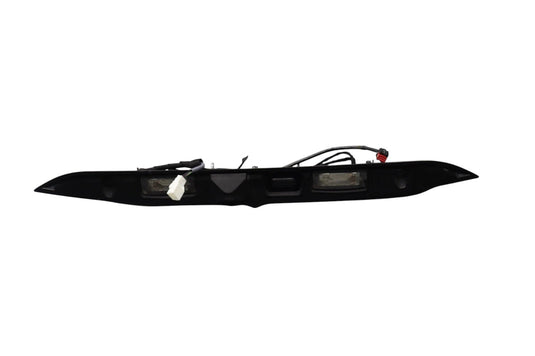 14-17 Maserati Ghibli Rear Trunk Lid Finisher Trim Light Bar W/ Camera Black Oem