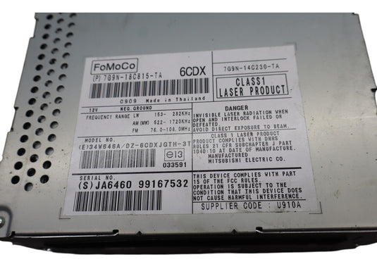 07-15 Jaguar X150 XK XF LR2 Front Dashboard AM FM CD Radio Player Receiver Oem