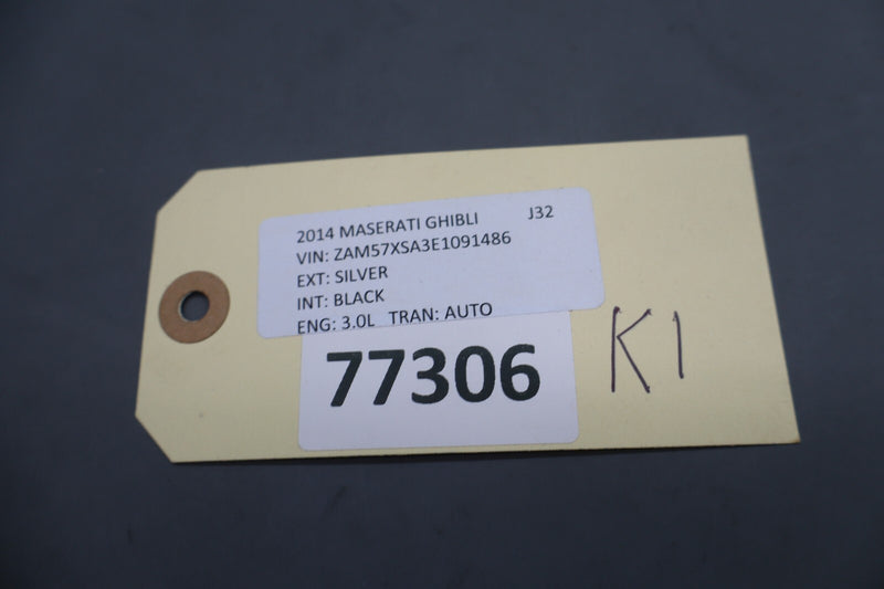 Load image into Gallery viewer, 14-22 Maserati Ghibli M156 Rear Left Driver Side Seat Belt Buckle Black Oem
