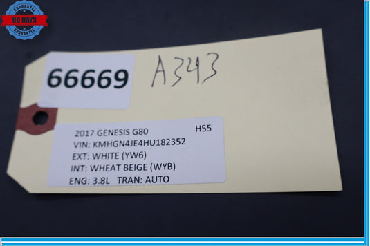 17-20 Genesis G80 Front Right Passenger Seat Forward Cover Trim 88275B1000 Oem
