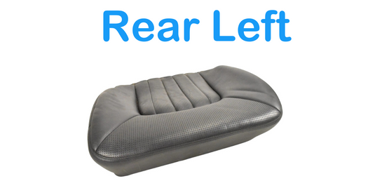 00-06 Mercedes W215 CL500 CL55 AMG Rear Left Lower Side Bottom Seat Cushion Oem