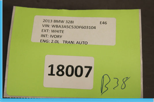 12-18 BMW 320i 328i F30 Trap Circuit Antenna AMP Amplifier Control Module Oem