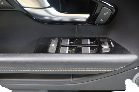 12-19 Range Rover Evoque L538 Front Left Door Trim Panel Assembly Black Oem