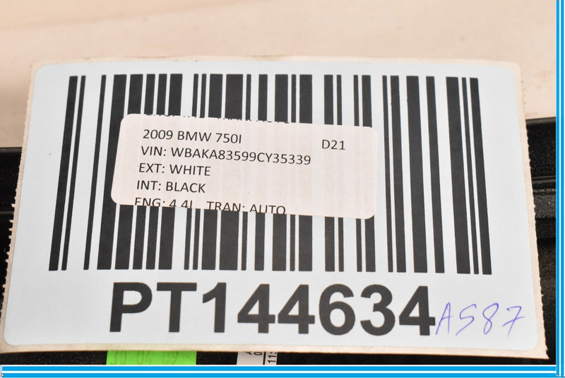 Load image into Gallery viewer, 09-15 BMW 750Li 750i F02 F01 Rear Left Driver Exterior B Pillar Trim 7177955 Oem
