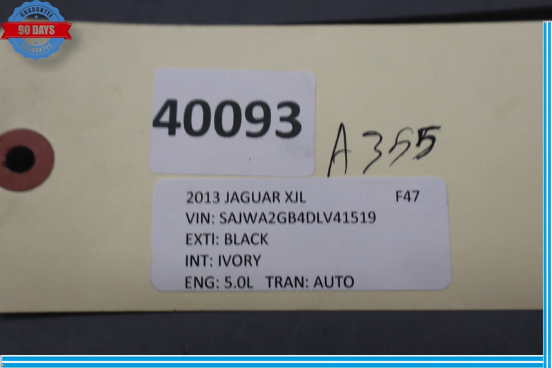 Load image into Gallery viewer, 10-15 Jaguar XJ XJL X351 Right Side Center Console Trim Leather Cover Panel Oem
