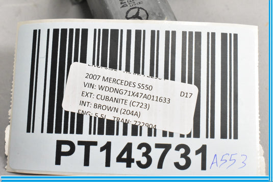 07-13 Mercedes S550 S400 W221 Rear Left Driver Door Window Regulator Oem