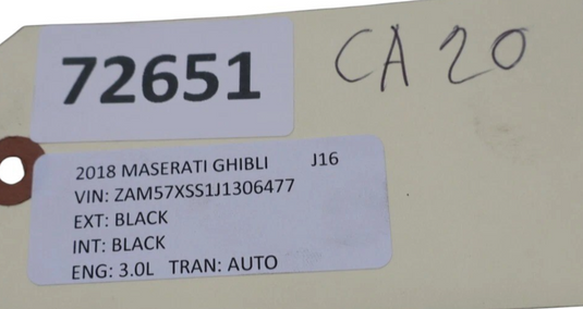 14-24 Maserati Ghibli M157 Front Left Side Suspension Upper Control Arm Oem