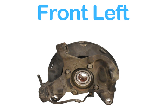 03-09 Hummer H2 AWD Front Left Driver Side Spindle Knuckle Wheel Hub OEM