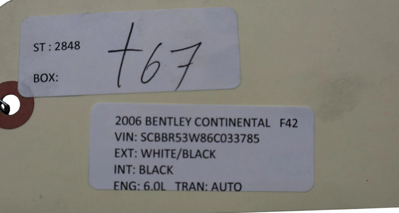Load image into Gallery viewer, 06-12 Bentley Continental Rear Bumper Finisher Cover Trim Panel 3W5807795C Oem
