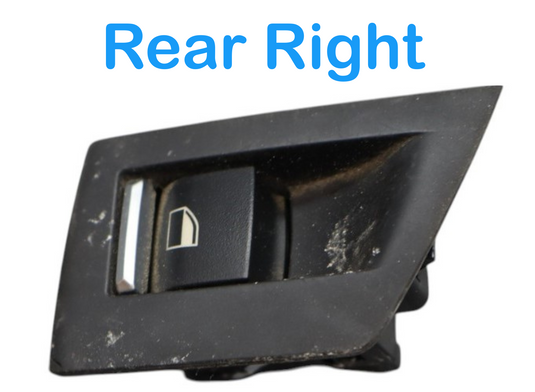 11-16 BMW 528i 535i GT xDriver Rear Right Side Door Window Switch Button Oem