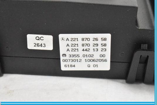 07-14 Mercedes W221 S550 CL550 A/C AC Heater Climate Control Switch OEM