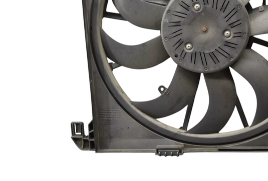 10-19 Jaguar XJ XJL X351 Engine Motor Cooling Radiator Shroud Cover Fan Assy Oem