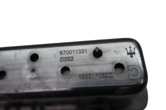 14-22 Maserati Quattroporte Rear Center Console Storage Tray Insert Oem