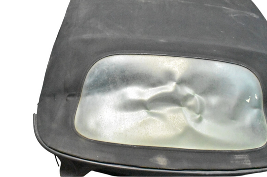 97-04 Porsche Boxster Soft Roof Folding Top W/ Frame & Back Glass Black Oem