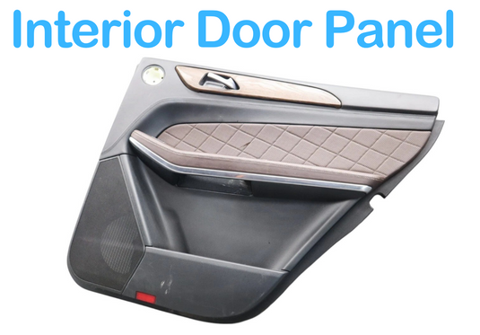 13-16 Mercedes GL450 GL550 Rear Right Side Interior Door Panel Cover Oem