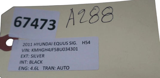 11-13 Hyundai Equus Passenger Inside Fuse Junction Box Module 919503N200 Oem