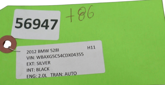 11-16 BMW 528i 550i Front Left Driver Side Radiator Core Support Bracket Oem