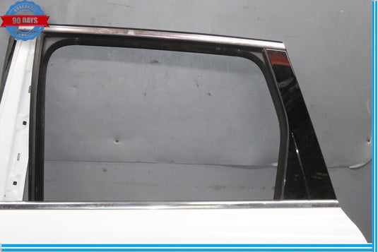 11-18 Porsche Cayenne 958 Rear Left Driver Side Door Shell White Oem