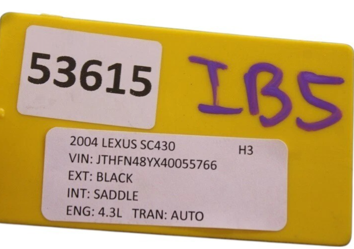 Load image into Gallery viewer, 02-10 Lexus SC430 Front Lower Bumper Reinforcement Impact Bar 5213124070 Oem

