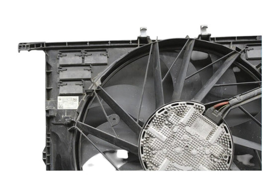 09-15 BMW 750i 740i Engine Radiator Cooling Fan Shroud W/ Motor 17427575258 OEM