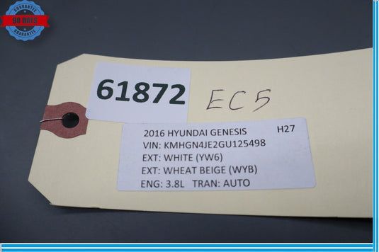 15-16 Hyundai Genesis Engine Motor Top Cover Panel Lid Black 292403CDD0 Oem