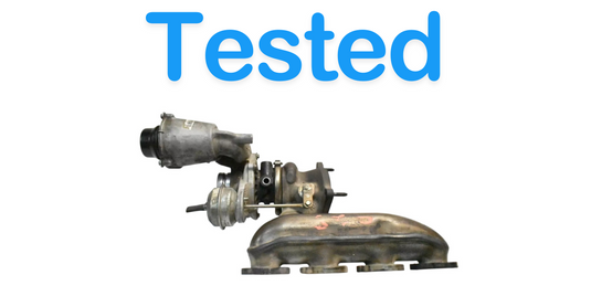 12-15 MERCEDES W204 C250 SLK250 Engine Motor Turbocharger Exhaust Manifold Oem
