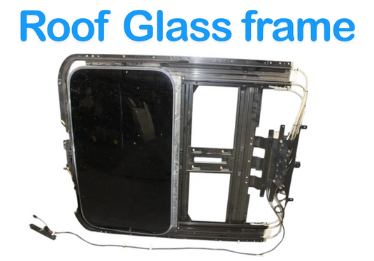 06-12 Bentley Continental Flying Spur Upper Top Sun Roof Glass Rail Frame OEM