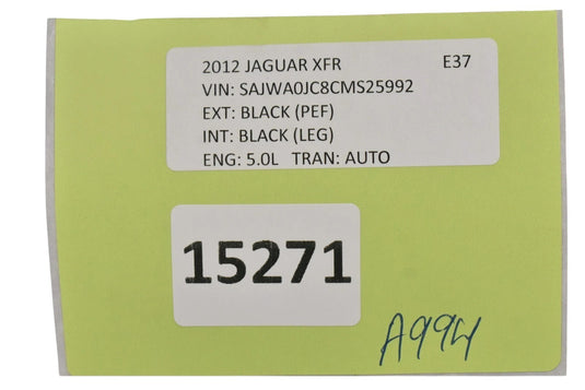 09-15 Jaguar XF XFR Front Right Passenger Side Seat Adjust Control Switch OEM