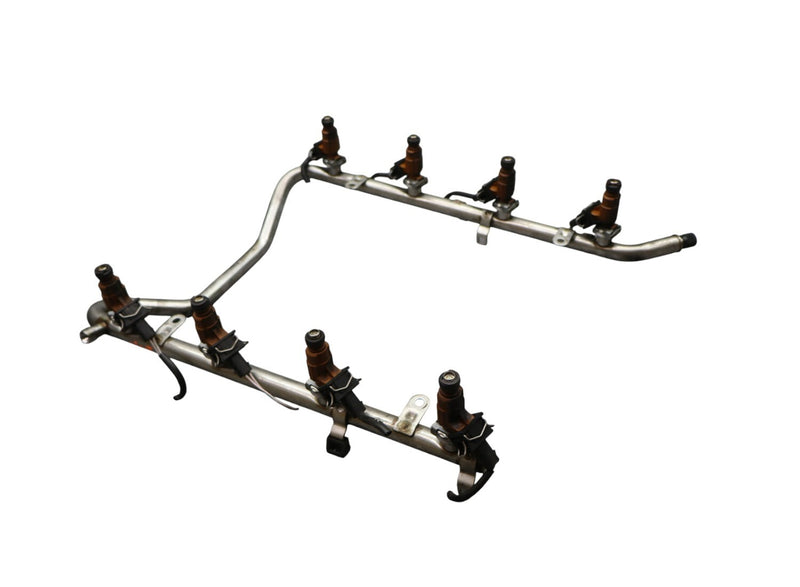 Load image into Gallery viewer, 00-06 Mercedes R230 SL500 CLK430 Fuel Injector Rail W/ Injectors 1130700095 Oem
