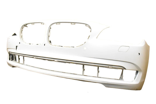 09-12 BMW 750i Series Front Bumper Cover Panel Assembly White 51117251630 OEM