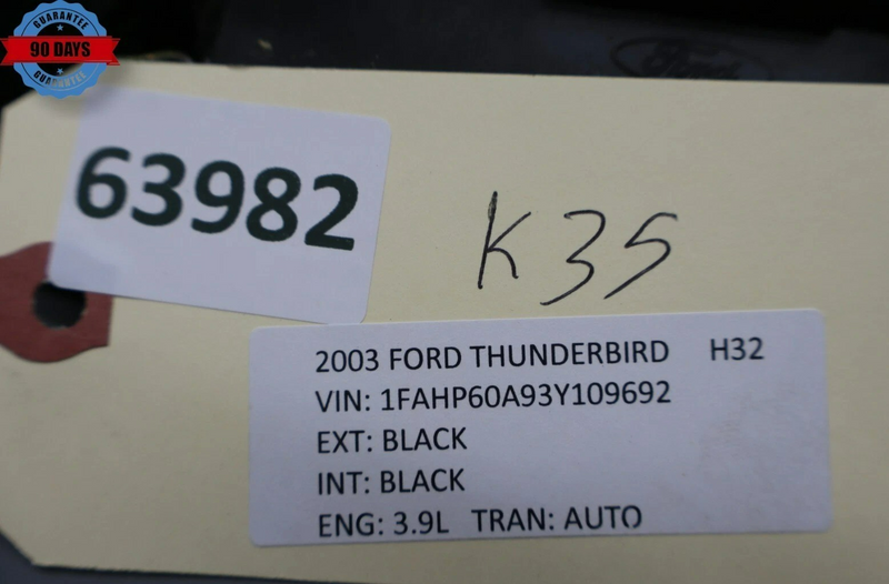 Load image into Gallery viewer, 02-05 Ford Thunderbird Front Left Driver Side Exterior Door Handle Black Oem
