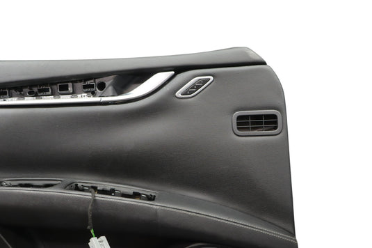 14-22 Maserati Ghibli S Front Left Driver Side Interior Door Panel Cover Oem